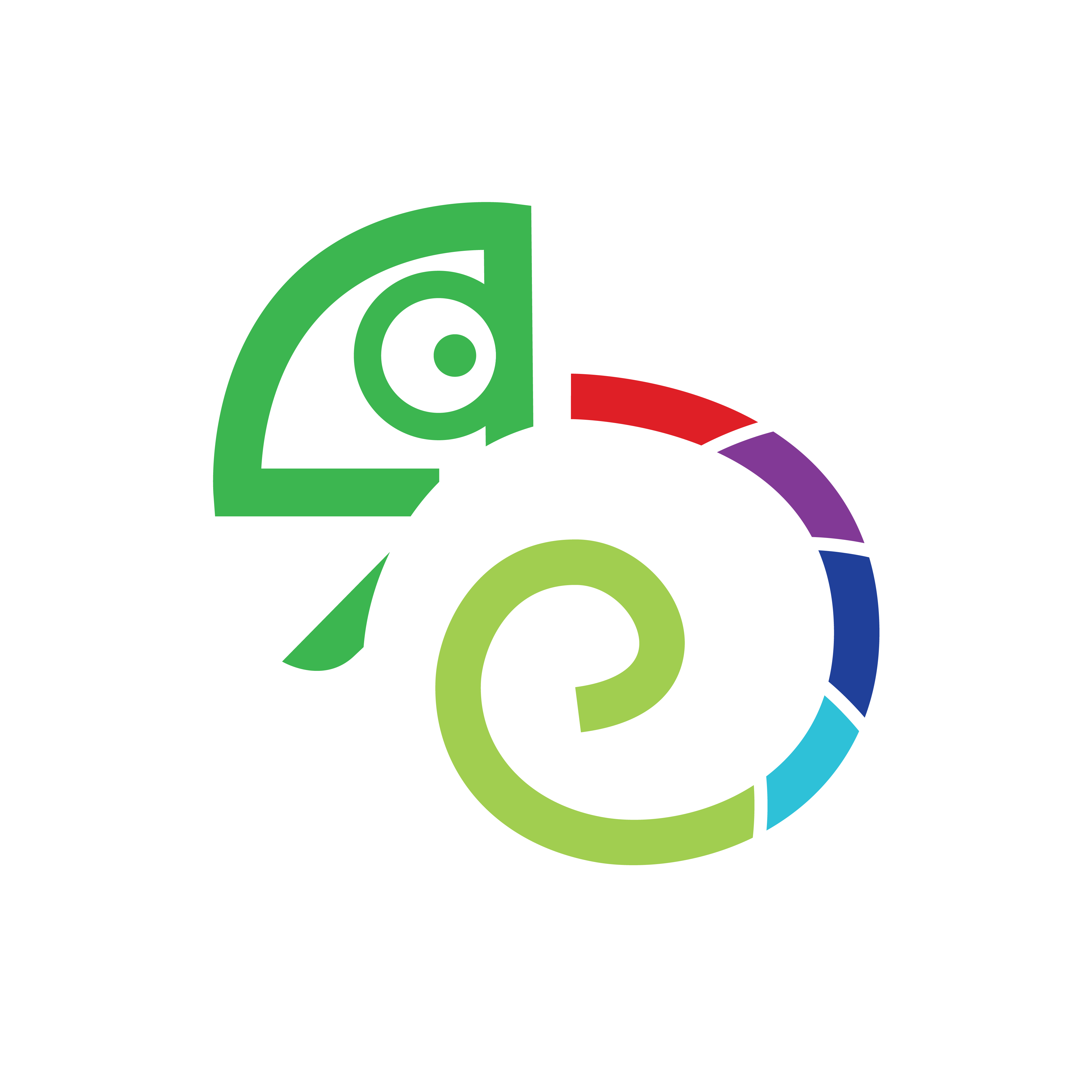 Modern Chameleon Logo